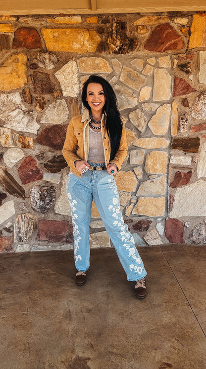 The Mona Embroidered Jeans