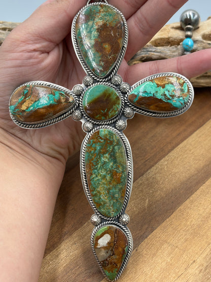 Royston & Mantis #911-18 Cross Pendant by Jeff Largo