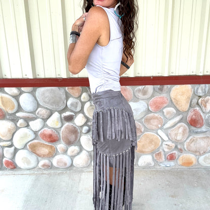 Iron Horse Suede Skirt