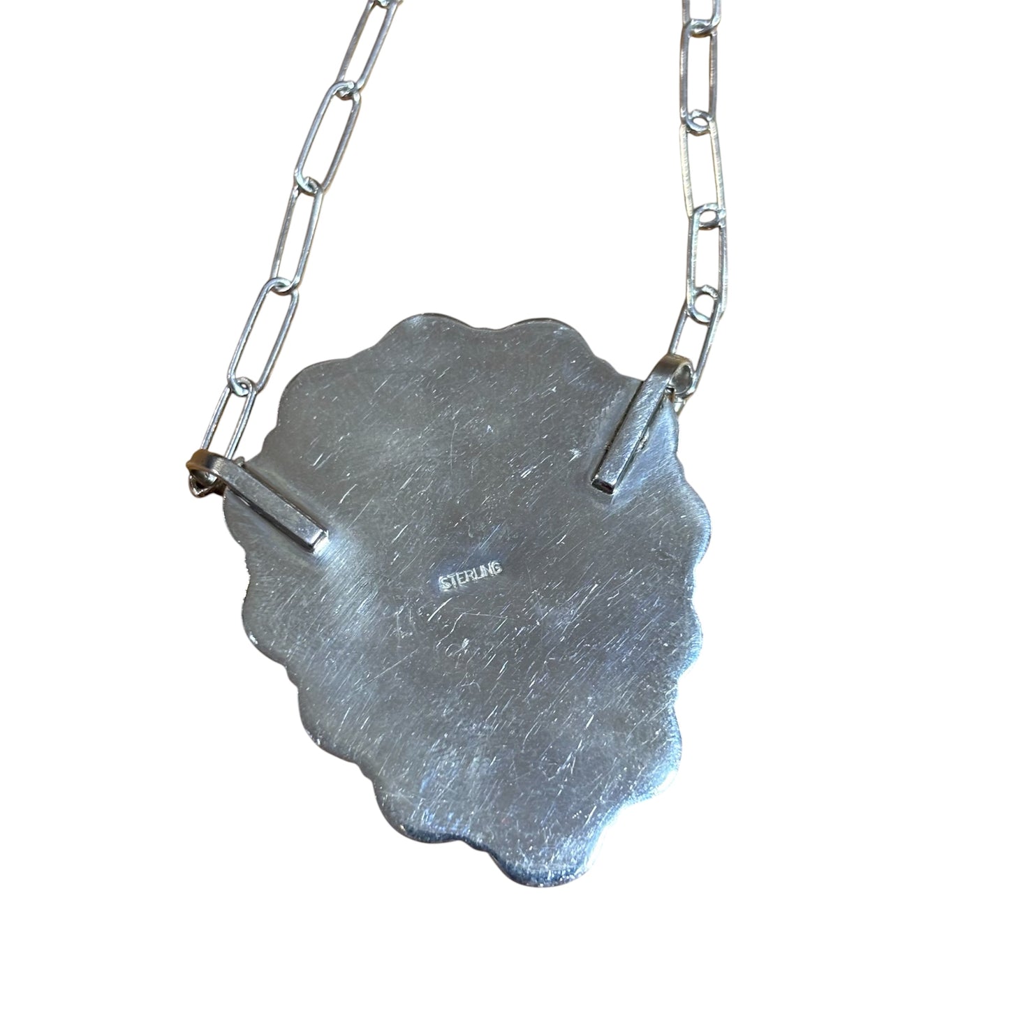 Turquoise Pendant Necklace Handmade in NW, Artist Unknown