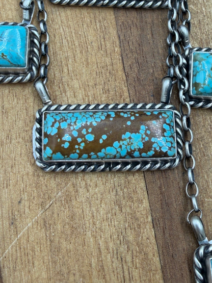 16” Mine #8 Bar Necklaces by Augustine Largo, Navajo