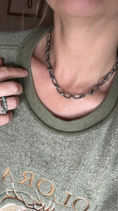 16” Sterling Silver Chain Necklace