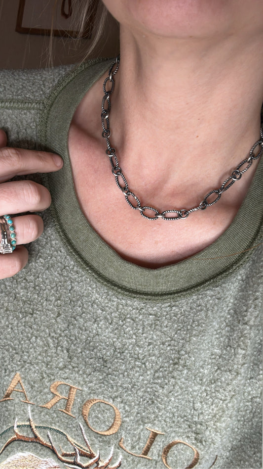 16” Sterling Silver Chain Necklace