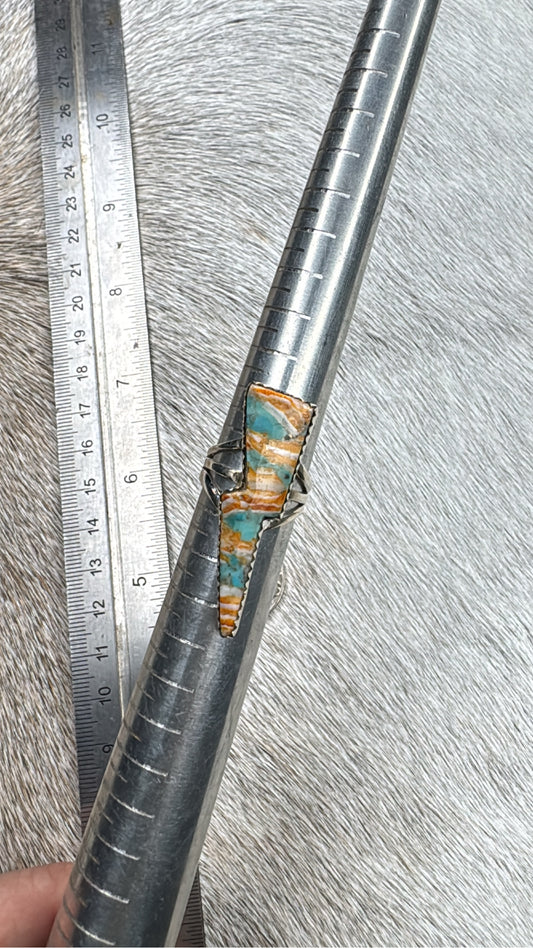 Size 7 Ring Spiny Turquoise