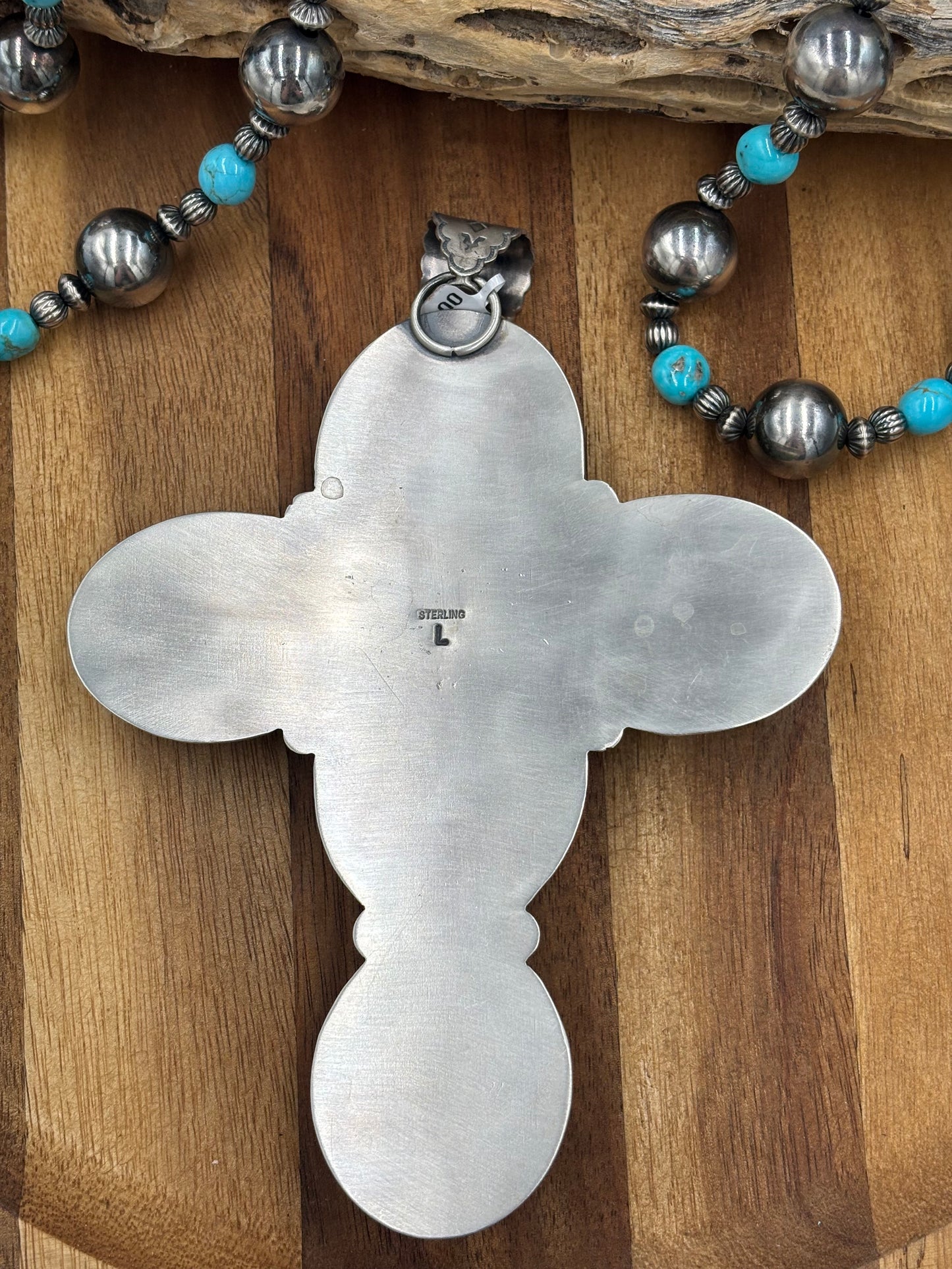 Royston Turquoise Cross Pendant