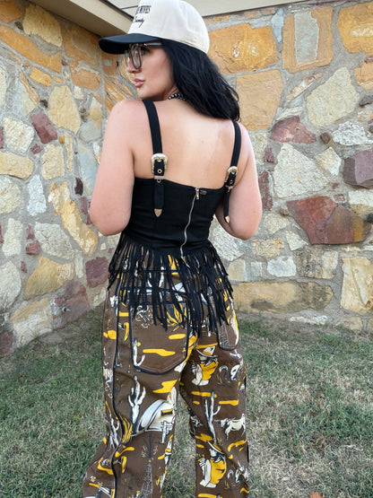 Kenzi Snaffle Bit Tank in Black