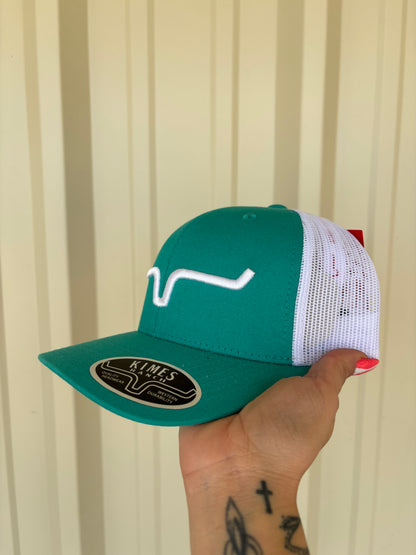 Weekly Trucker Hat Teal by Kimes