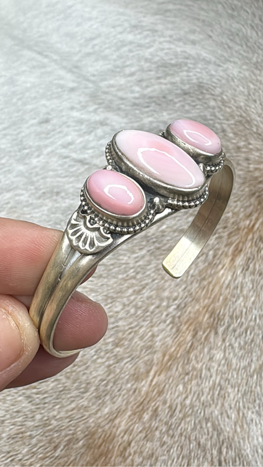 Pink Conch Cuff