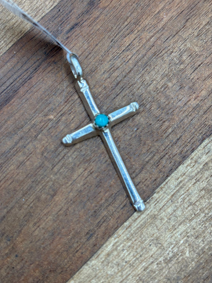Cross #911-23 Pendant by HY, Navajo