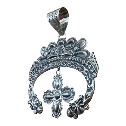 Sterling Silver Naja Pendant Handmade in NM, artist unknown