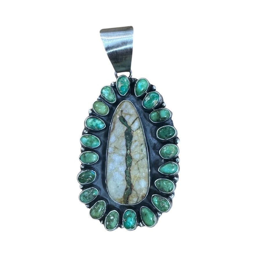Royston and Sonoran Gold Pendant by Ella Peters
