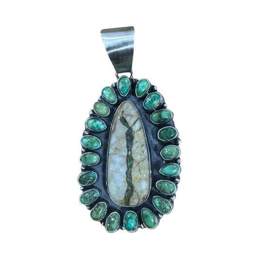 Royston and Sonoran Gold Pendant by Ella Peters