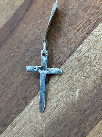 Cross #911-23 Pendant by HY, Navajo