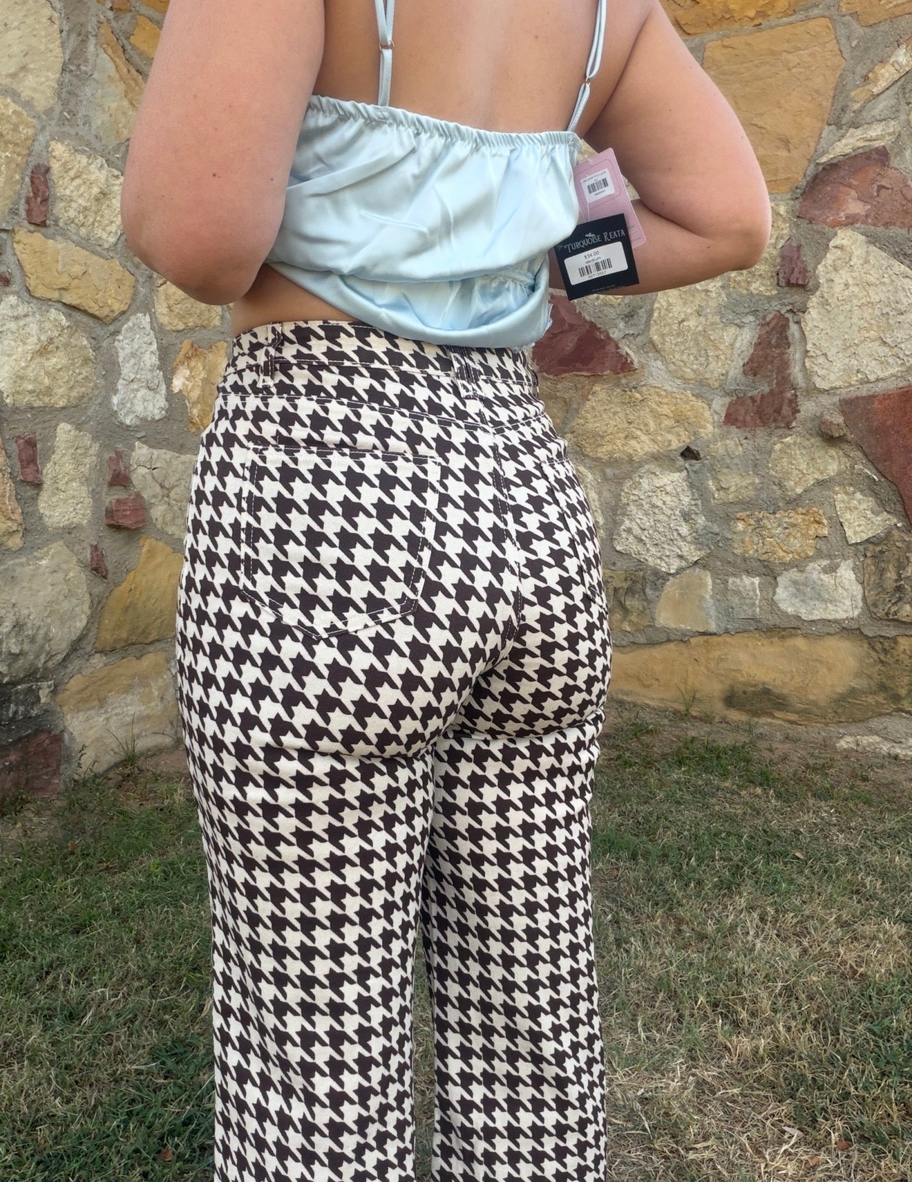 Jesse Houndstooth Pant