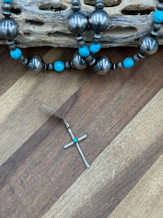 Cross #911-23 Pendant by HY, Navajo
