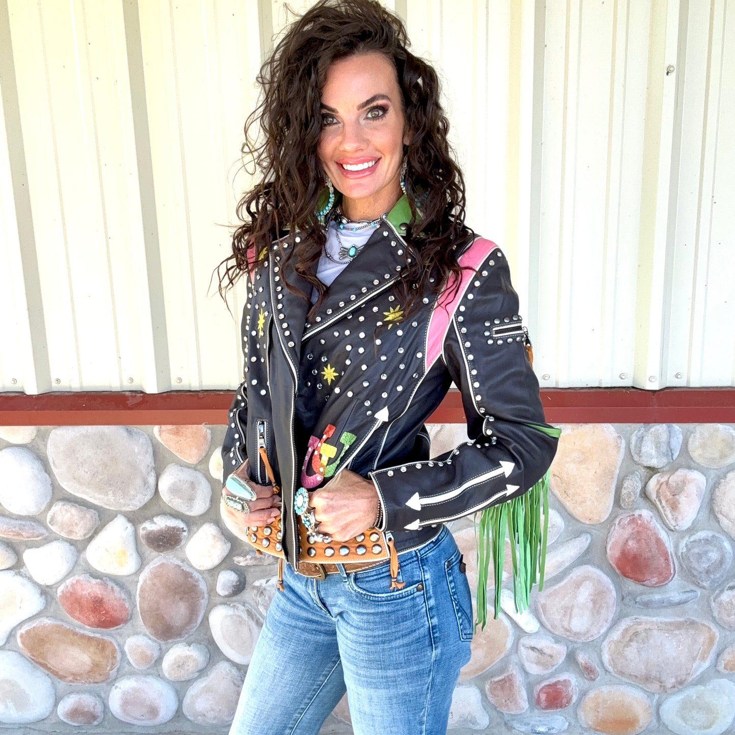 Atomic Ranch Biker Jacket by Double D Ranch