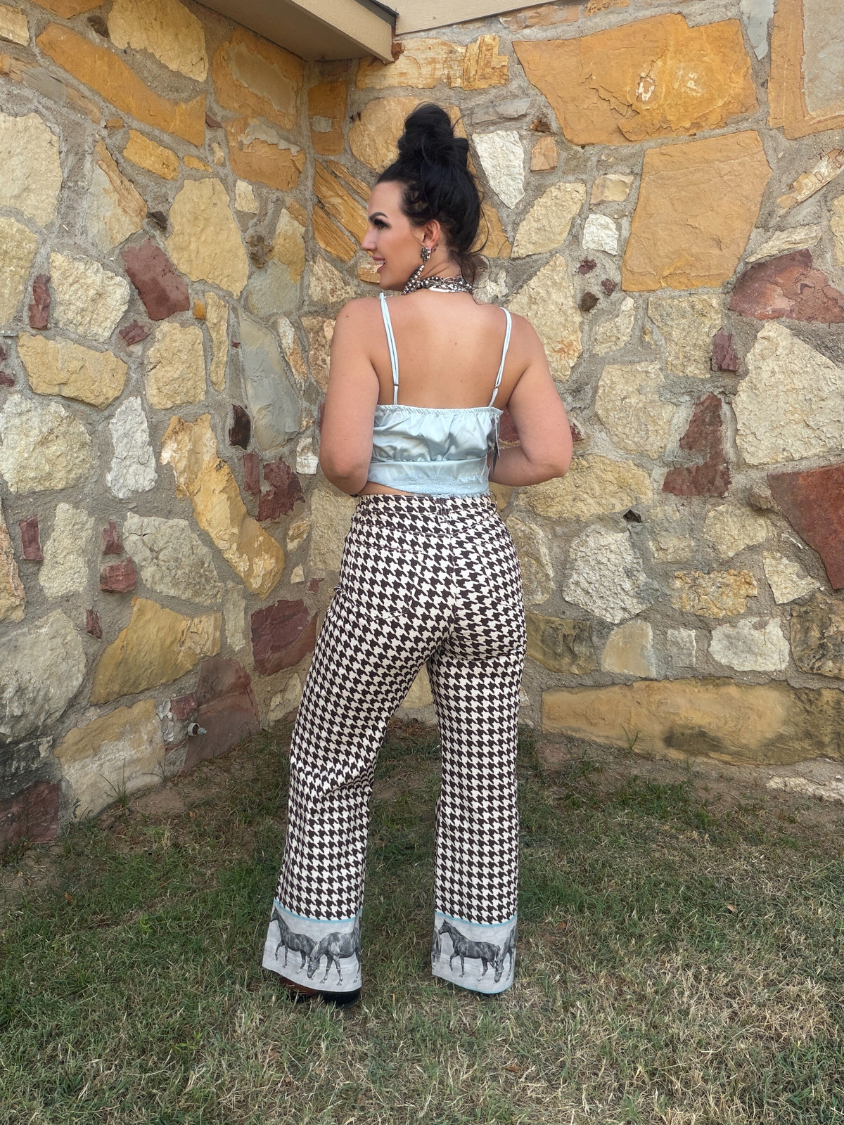 Jesse Houndstooth Pant