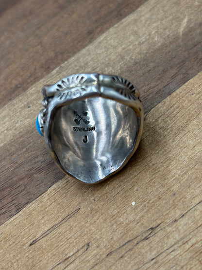 Horny Toad Ring #922-20 Size 11.5, Zuni