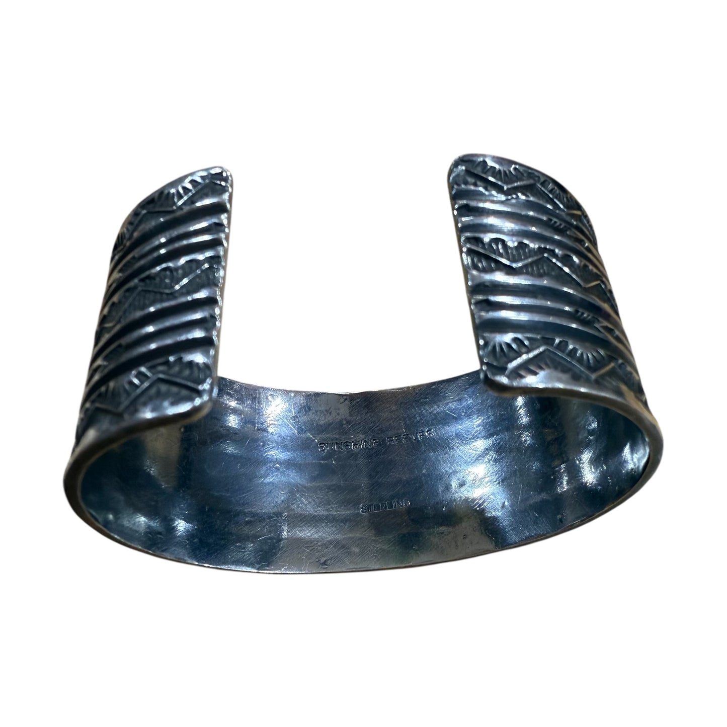 Kingman Star Cuff by Sunshine Reeves, Navajo