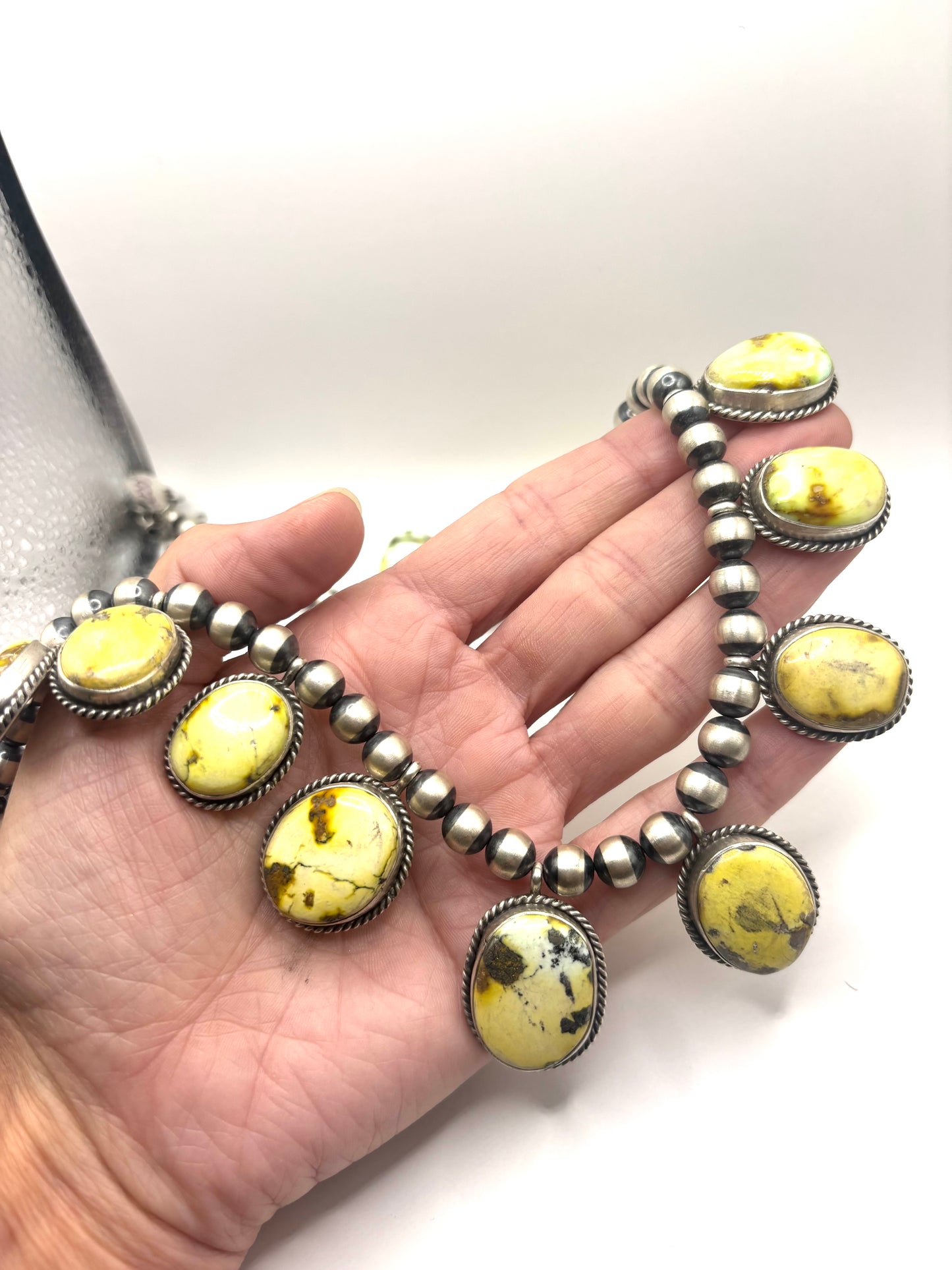 24" Palomino Charm Necklace Native Made
