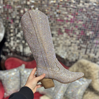 Rhinestone Nashville Sparkle Tall Cowboy Boots