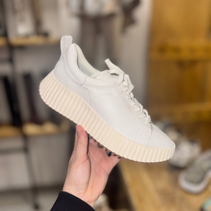 White Leather Sneaker Devote by Dolce Vita