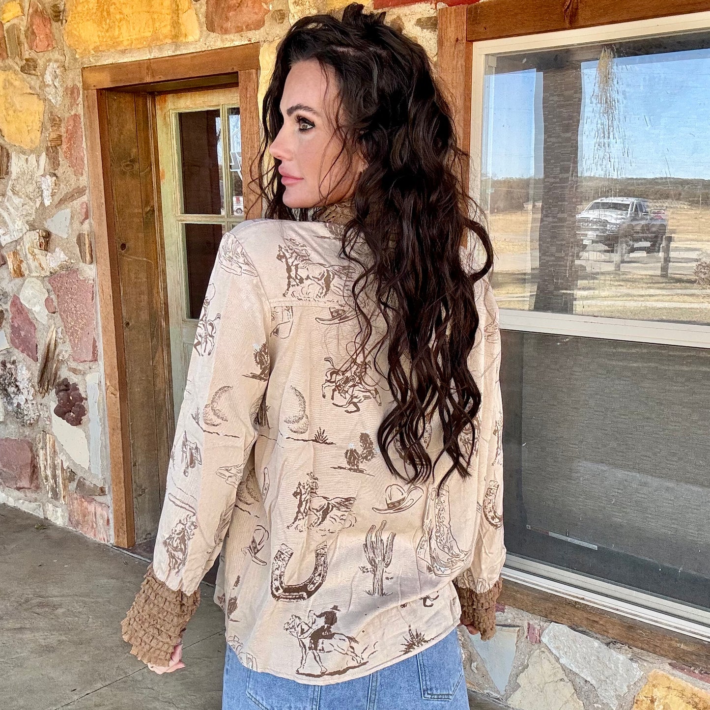 Desert Sketch Western Shirt