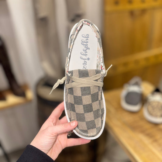 Big Time Checkered Loafer Shoe (sizes 8.5, 10, 11)