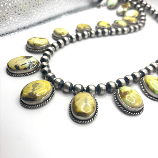 24" Palomino Charm Necklace Native Made