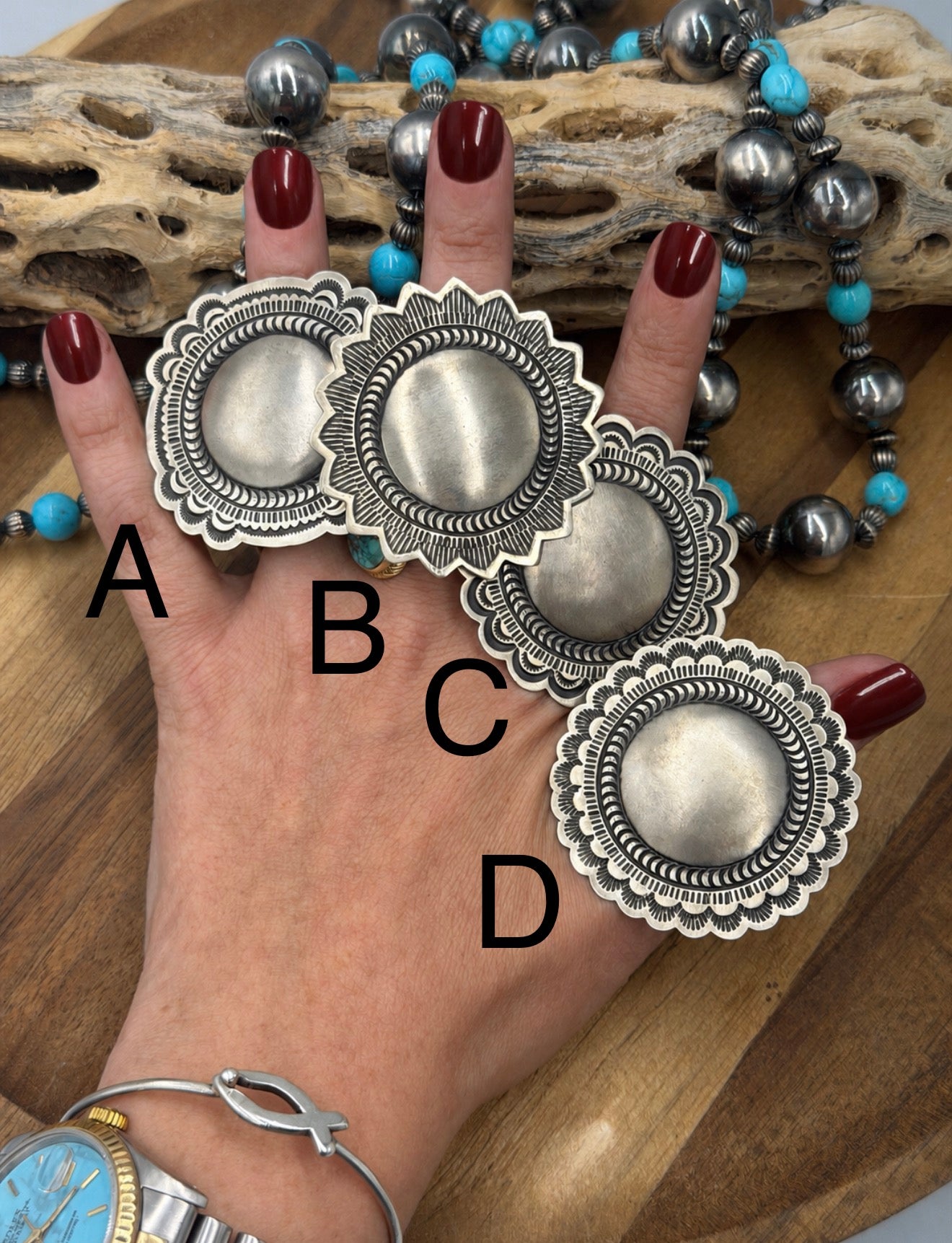 Circle Ring #831-5 Size Adjustable by Leander Tahe, Navajo