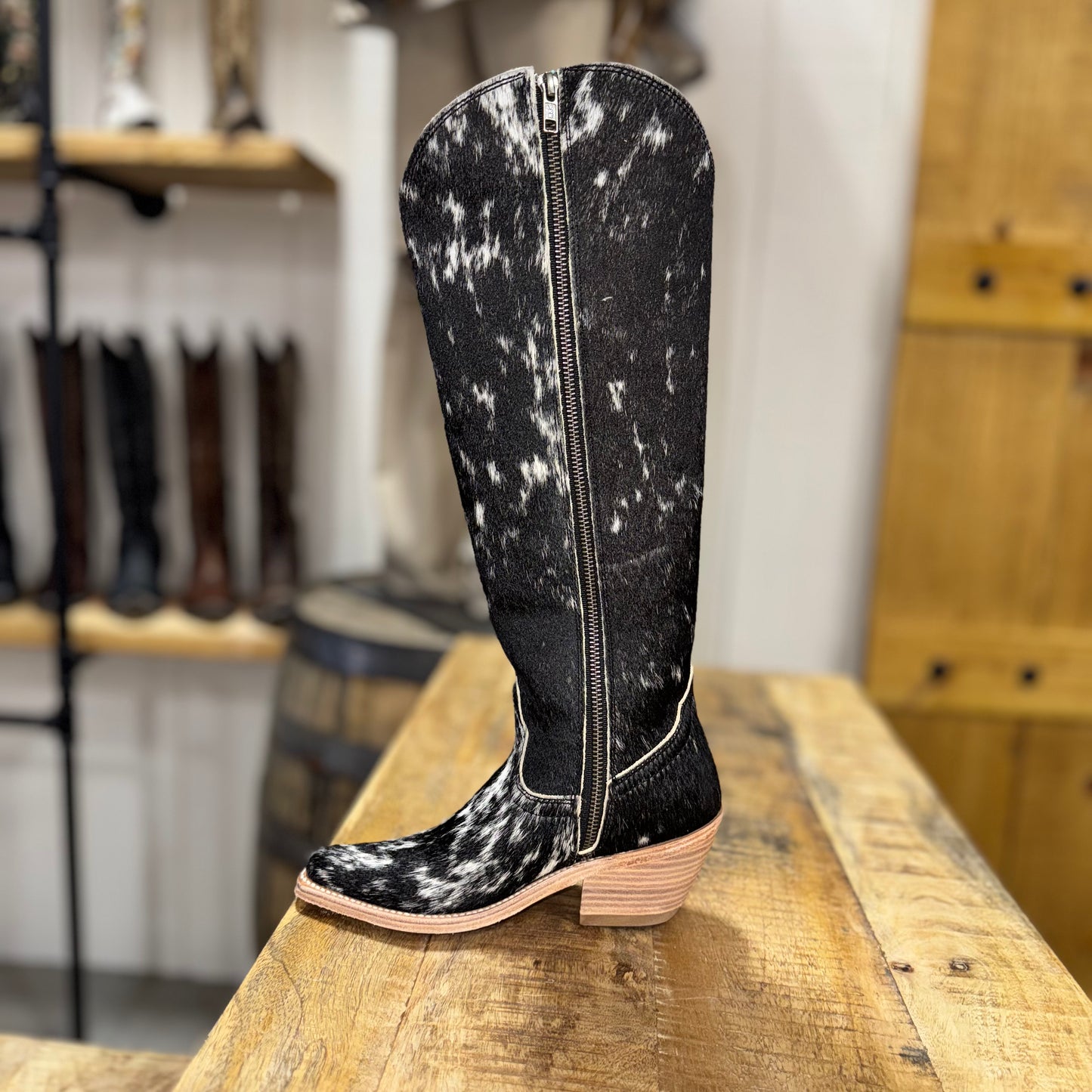 Liberty Black Women's Kendra Boot Hair On Hide Negro/Black