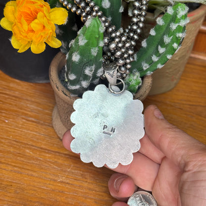 White Buffalo Cluster Pendant #PEN-5