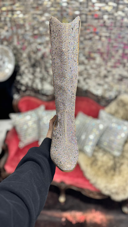 Rhinestone Nashville Sparkle Tall Cowboy Boots