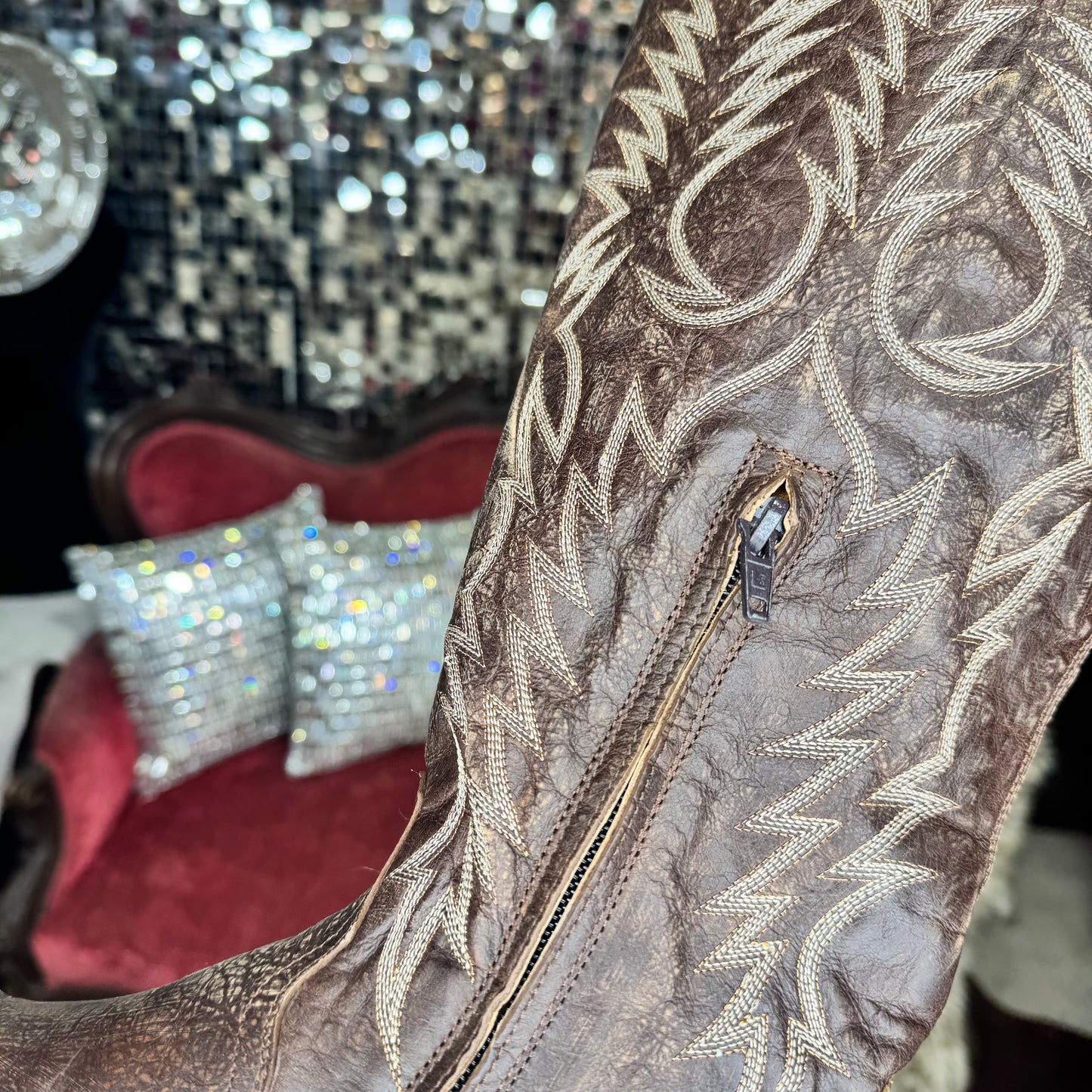 Old Gringo Ladies Mayra Relaxed Fit Brass Snip Toe Boots L1213-4