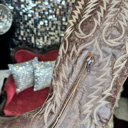 Old Gringo Ladies Mayra Relaxed Fit Brass Snip Toe Boots L1213-4