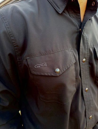 Stockyards Shirt Long Sleeve: El Dinero by Game Guard