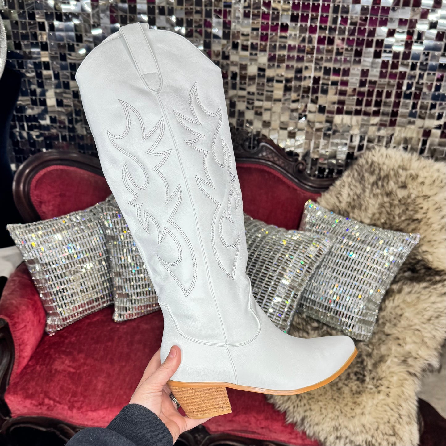 Not So Basic Cowboy Boot- Size 8 Only