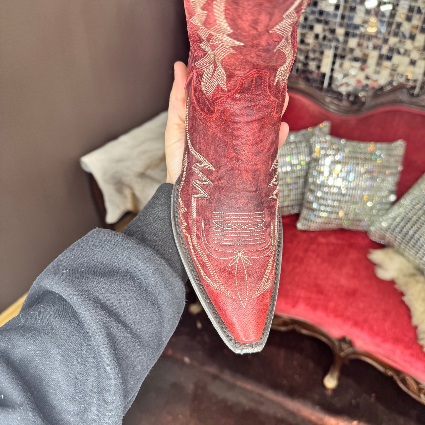 Old Gringo Ladies Mayra Bis Red Snip Toe Boots L1213-1