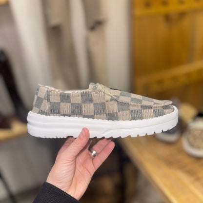 Big Time Checkered Loafer Shoe (sizes 8.5, 10, 11)