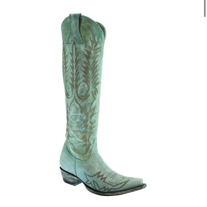 Old Gringo Ladies Mayra Bis Vesuvio Aqua Snip Toe Boots L1213-5