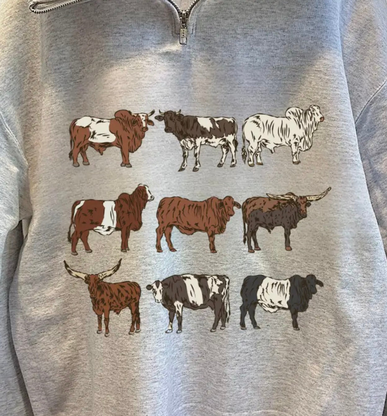 The Moo Crew Quarter Zip