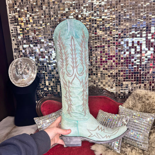 Old Gringo Ladies Mayra Bis Vesuvio Aqua Snip Toe Boots L1213-5