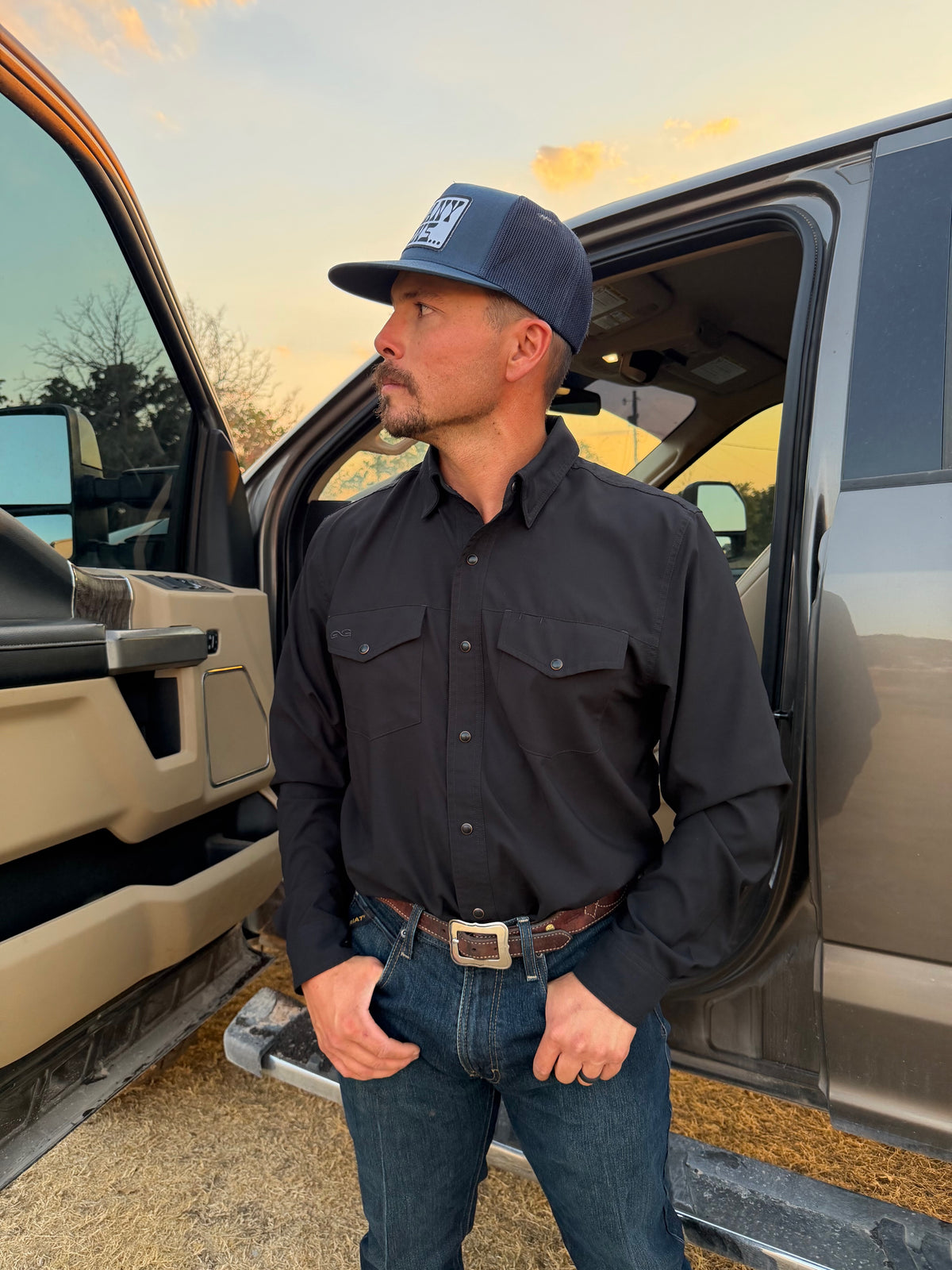 Stockyards Shirt Long Sleeve: El Dinero by Game Guard