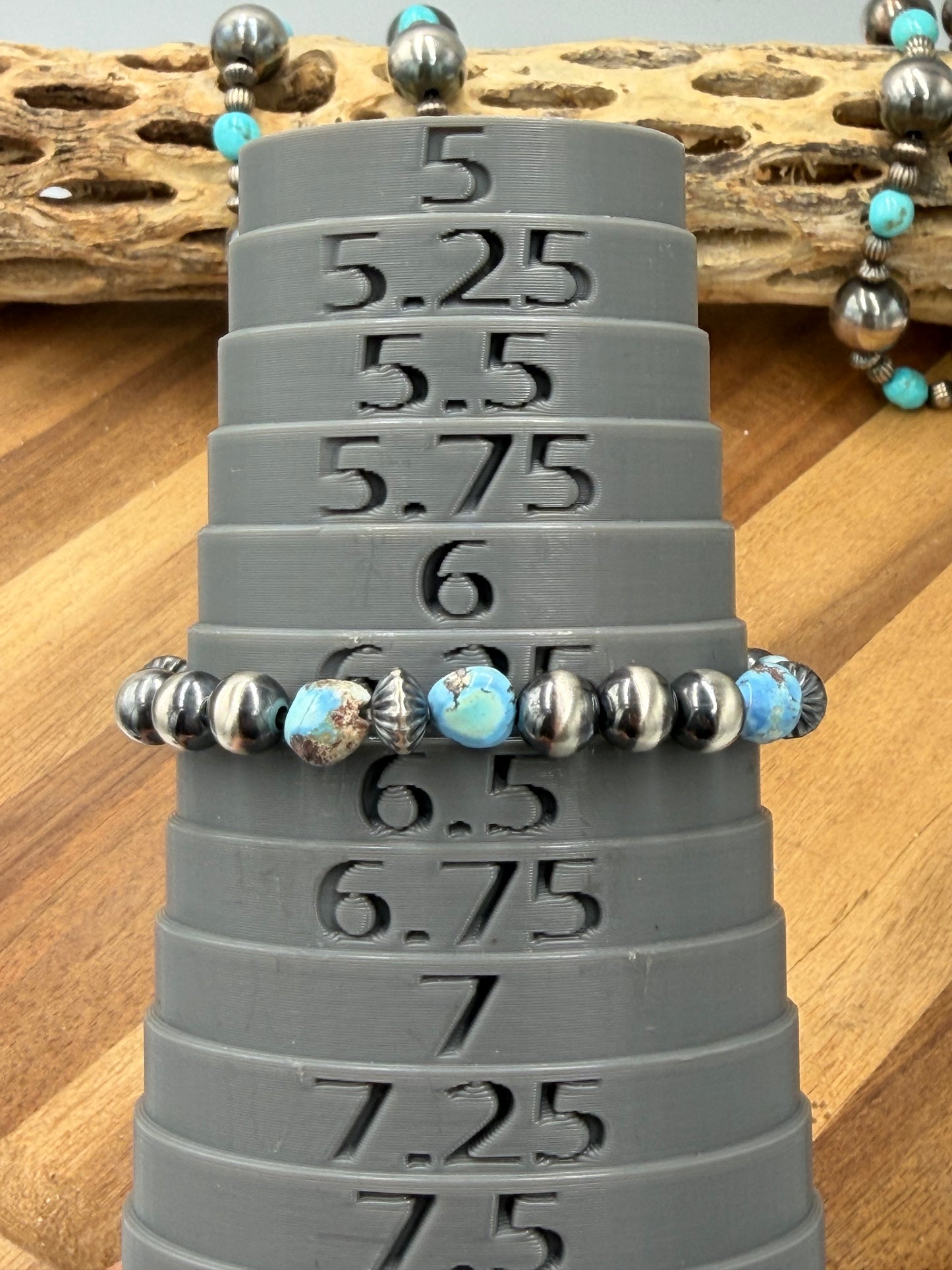 Golden Hills #831-1 Stretchy Pearl Bracelet
