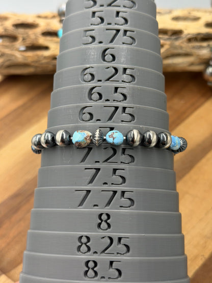Golden Hills #831-1 Stretchy Pearl Bracelet