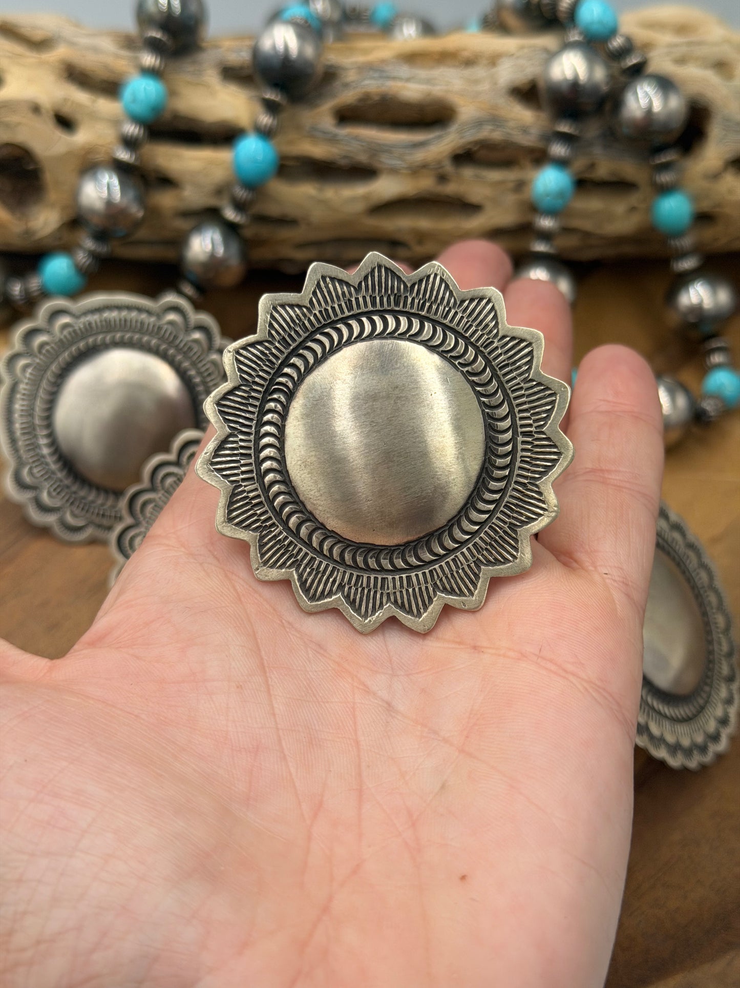Circle Ring #831-5 Size Adjustable by Leander Tahe, Navajo