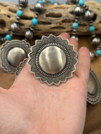 Circle Ring #831-5 Size Adjustable by Leander Tahe, Navajo