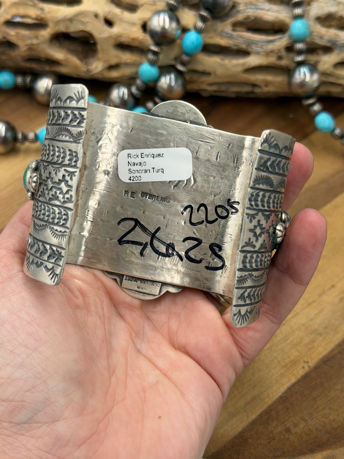 Sonoran Gold #92-14 Cuff by Rick Enriquez X Donovan Skeet, Navajo