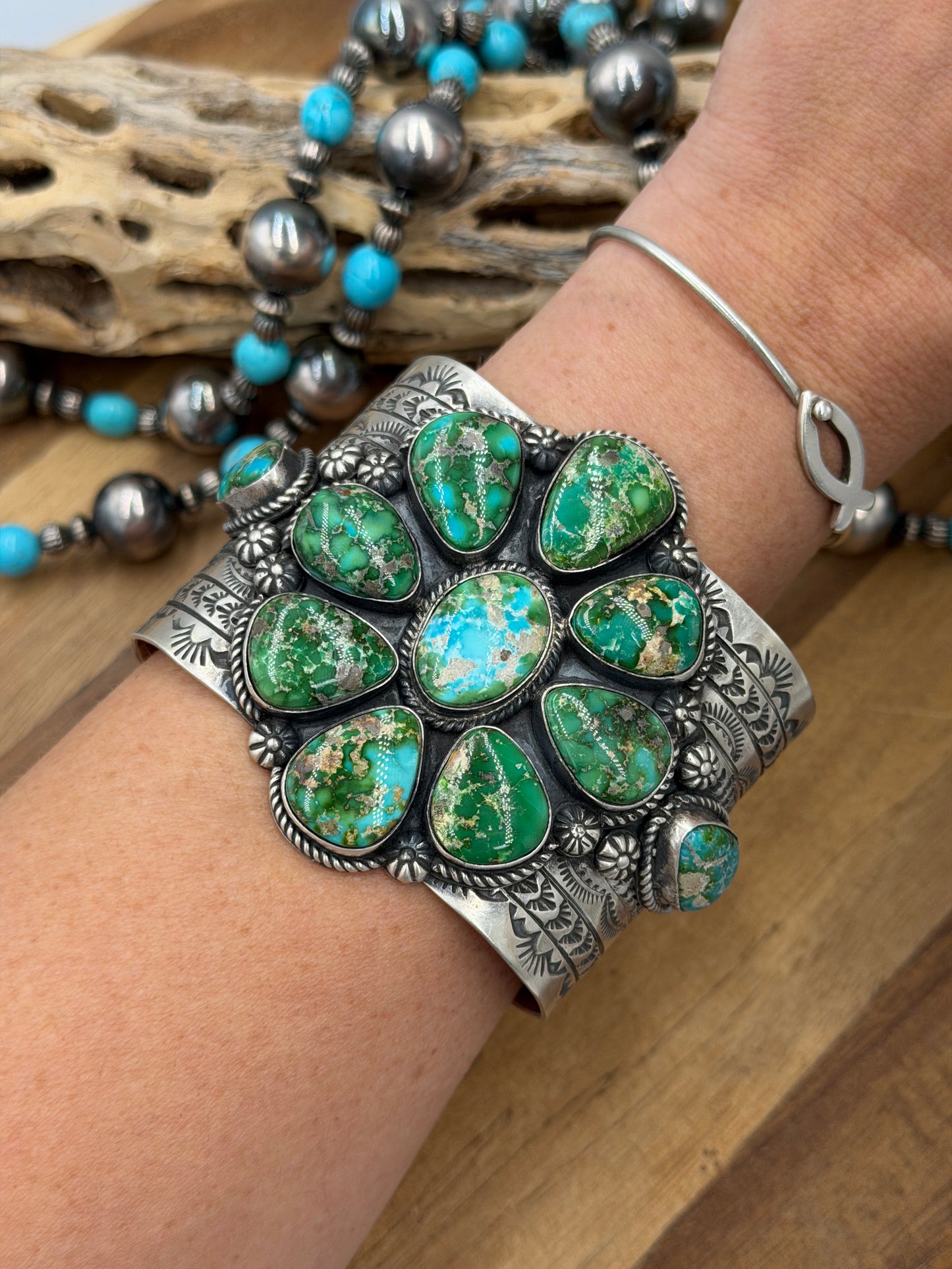 Sonoran Gold #92-14 Cuff by Rick Enriquez X Donovan Skeet, Navajo