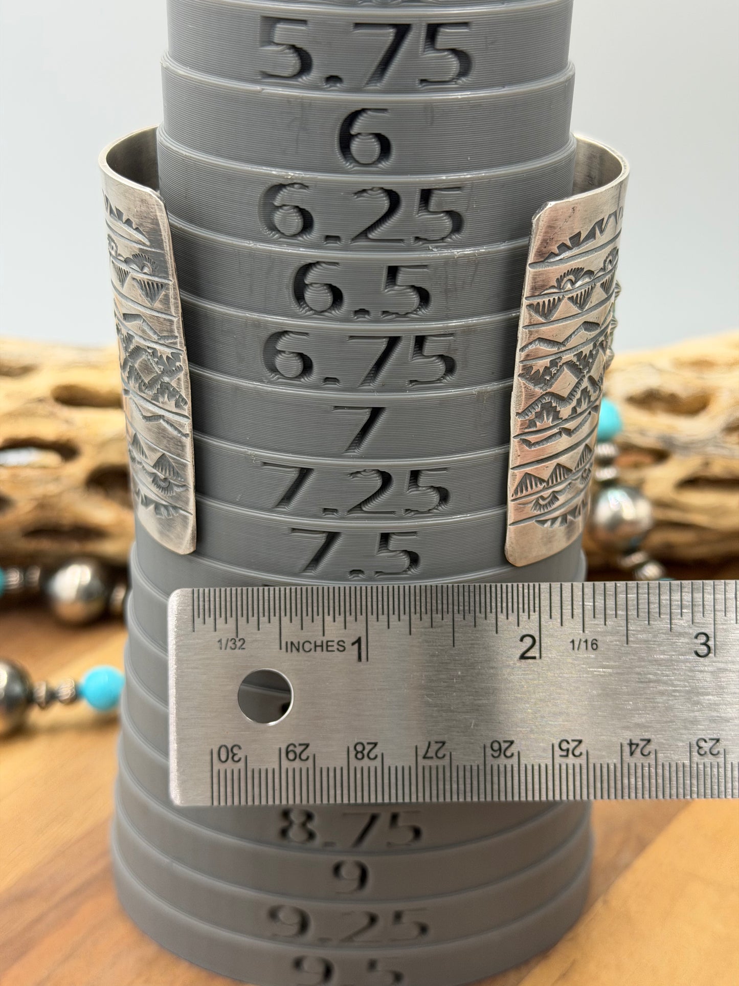 Kingman Turquoise #92-16 Cuff by Rick Enriquez X Donovan Skeet, Navajo